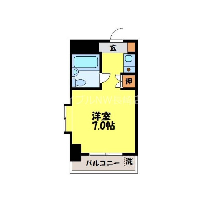 間取図 ホワイトパレス長崎