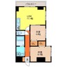 マルヨシコート長与 2LDKの間取り