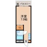パレスアーバン 1Rの間取り