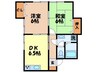 コーポ中野Ⅰ 2DKの間取り