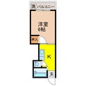 フラワーヒルズⅠの間取図