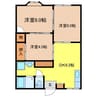 ベルコーム 3DKの間取り