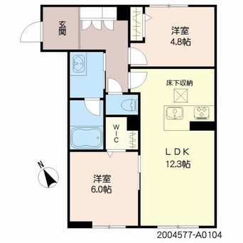 間取図 シャーメゾンピースベル