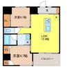 NODAL CODE： 2LDKの間取り
