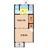長崎本線/道ノ尾駅 徒歩18分 1階 築36年 2Kの間取り