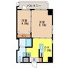 レジュイール花丘 2DKの間取り