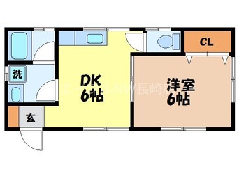 間取図 コーポ友