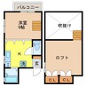 シャル夢セブン 1Rの間取り