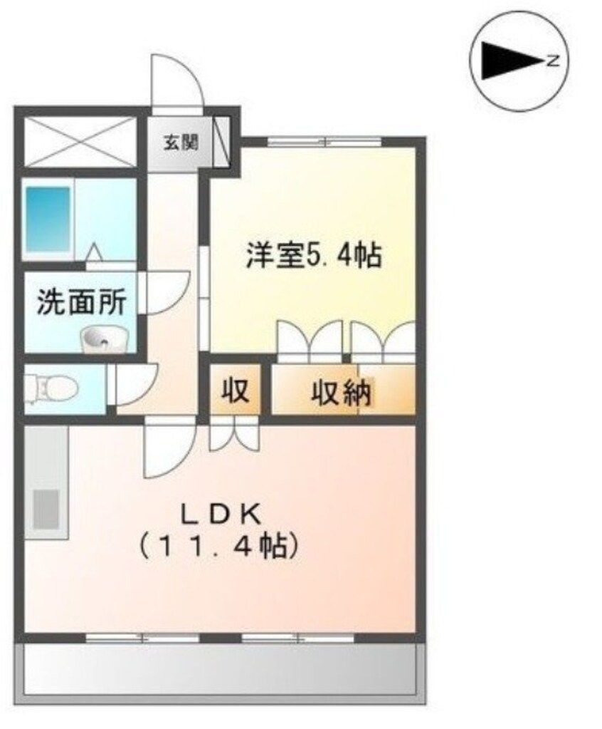 間取図 コール・フェリーチェ