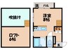 カーサヴェルデ梁川 1Rの間取り