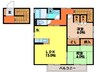 椎ノ木館 2LDKの間取り