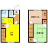 長崎本線/高田駅 徒歩15分 1-2階 築37年 2DKの間取り