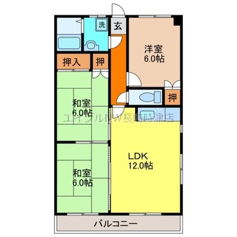 間取図 ロワールハイツ