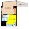 Ks平野町 1DKの間取り