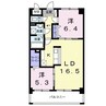 桜雲閣 2LDKの間取り
