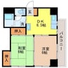 長崎市電４系統<長崎電気軌道>/めがね橋駅 徒歩3分 4階 築44年 2DKの間取り