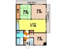 森マンション 3LDKの間取り