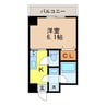 フォレスト赤迫 1Kの間取り