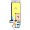 リード浜町 1LDKの間取り