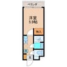 Signpost界 1Kの間取り
