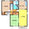 リバーサイドＫ 2LDKの間取り