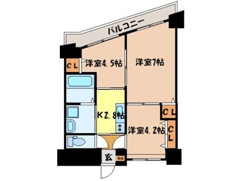 間取図 さくら坂マンション参番館