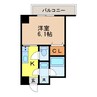 フォレスト赤迫 1Kの間取り