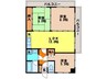 森マンション 3LDKの間取り