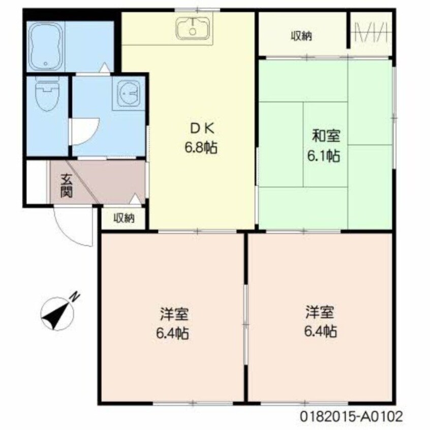 間取図 フォーレス藤