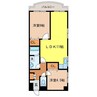 ルミエール多比良 2LDKの間取り