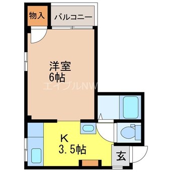 間取図 コーポマツタケ