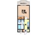 ビューパレスＳＡＫＵＲＡ 1Kの間取り