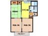 フォーレス藤 3DKの間取り
