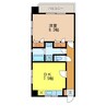 サンロイヤルⅠ 1DKの間取り