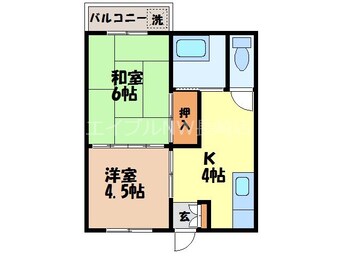 間取図 松隈アパート