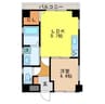 Residence玉園 1LDKの間取り
