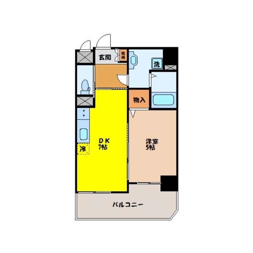 間取図 ラトゥール若葉