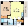 プレザント文教通り 1LDKの間取り