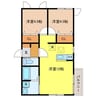 長崎本線/湯江駅 徒歩24分 1階 1年未満 2LDKの間取り