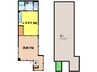 長崎市電４系統<長崎電気軌道>/めがね橋駅 徒歩5分 4階 築21年 1LDKの間取り