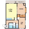 ATsマンション西町 2LDKの間取り