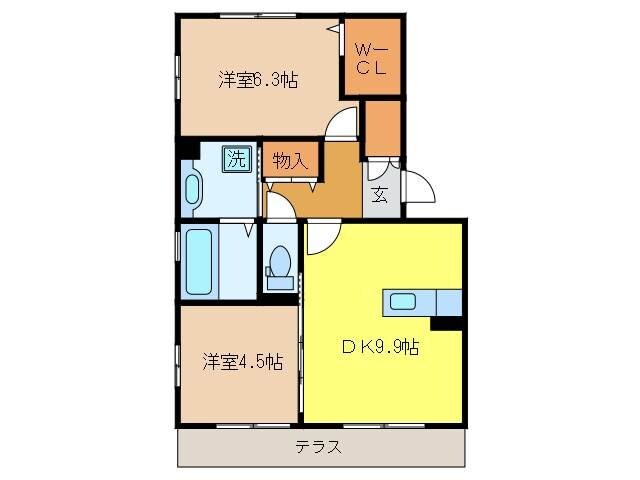 間取り図 クレストヴィラ