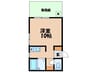 小鳥の杜 1Rの間取り