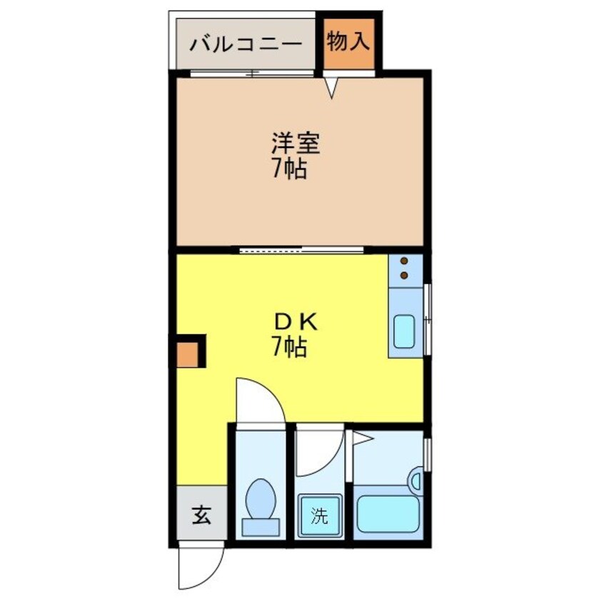間取図 アメニティープレイス小柳