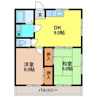 間取図 脇崎マンション