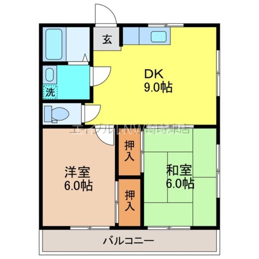 間取図 脇崎マンション