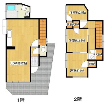 間取図 坂本町貸家