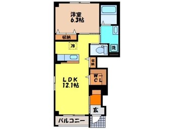 間取図 ボンヌール雅