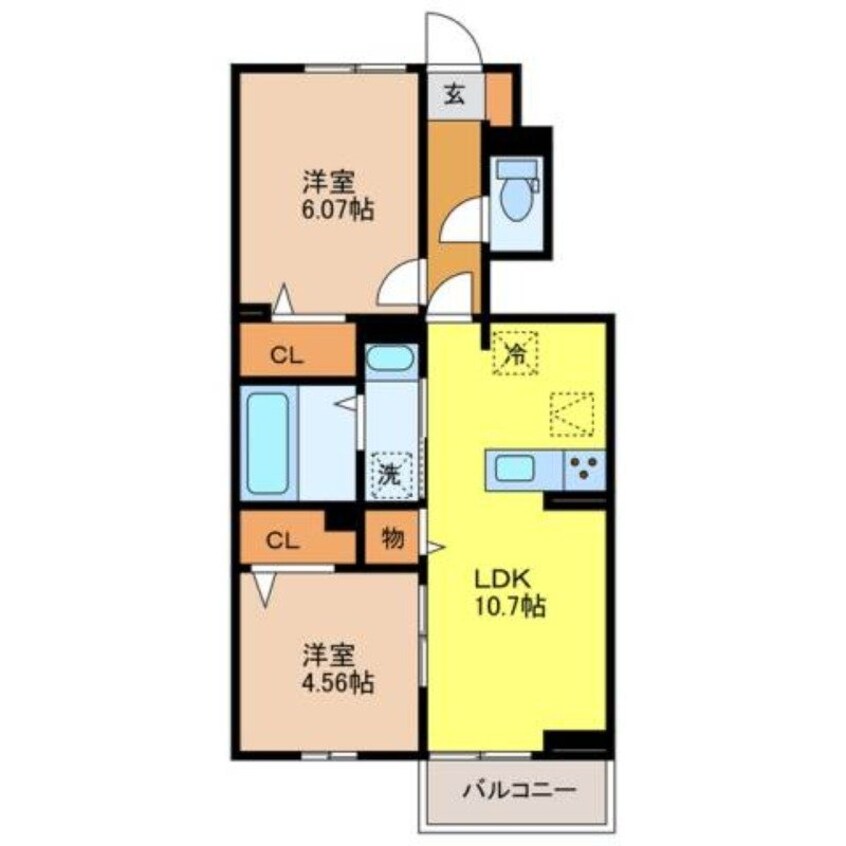 間取図 サニーフラワーハウス