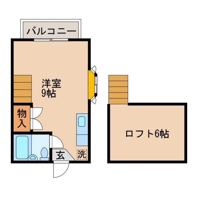 間取図 クィーンパレス赤迫